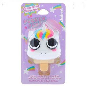 Claire’s Squeeze-Me Pucker Pops- unicorn